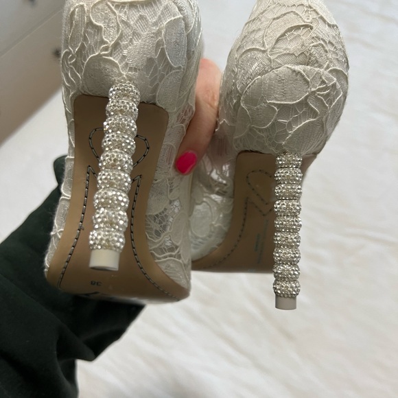 Sophia Webster Wifey for Lifey lace heels - Picture 4 of 6